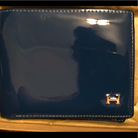 hermes men's leather wallet